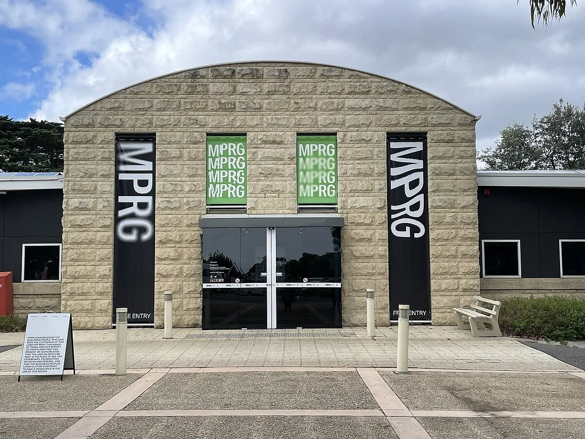Mornington Peninsula Regional Gallery (MPRG) exterior, Civic Reserve, Dunns Road Mornington