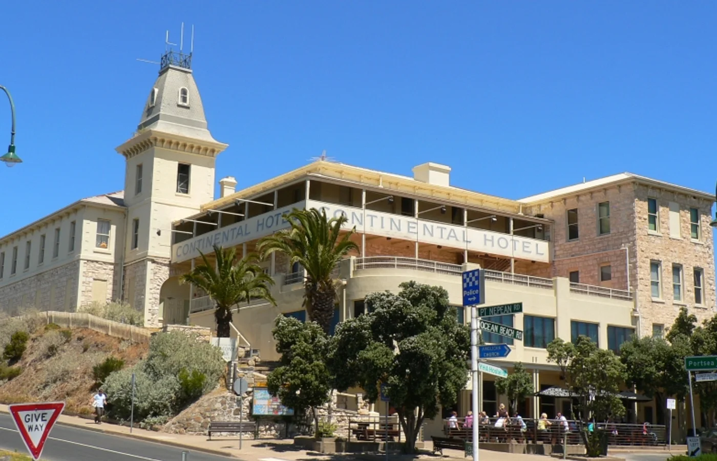 The Continental Hotel, Sorrento - landmark heritage façade on the Mornington Peninsula